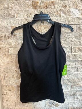 Athletic Works Black Racerback Tank Top size M